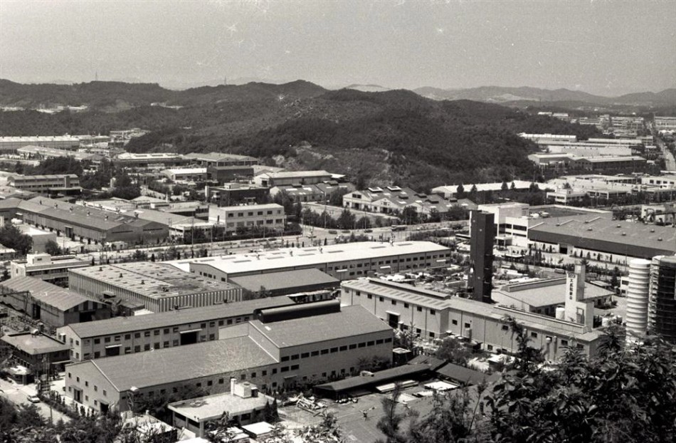 1985년 반월공단 전경 - 오마이뉴스