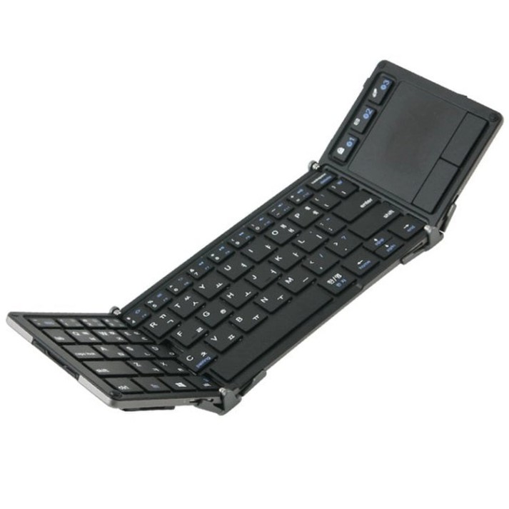 접이식 휴대용 무선 키보드 / 패드식 마우스 일체형