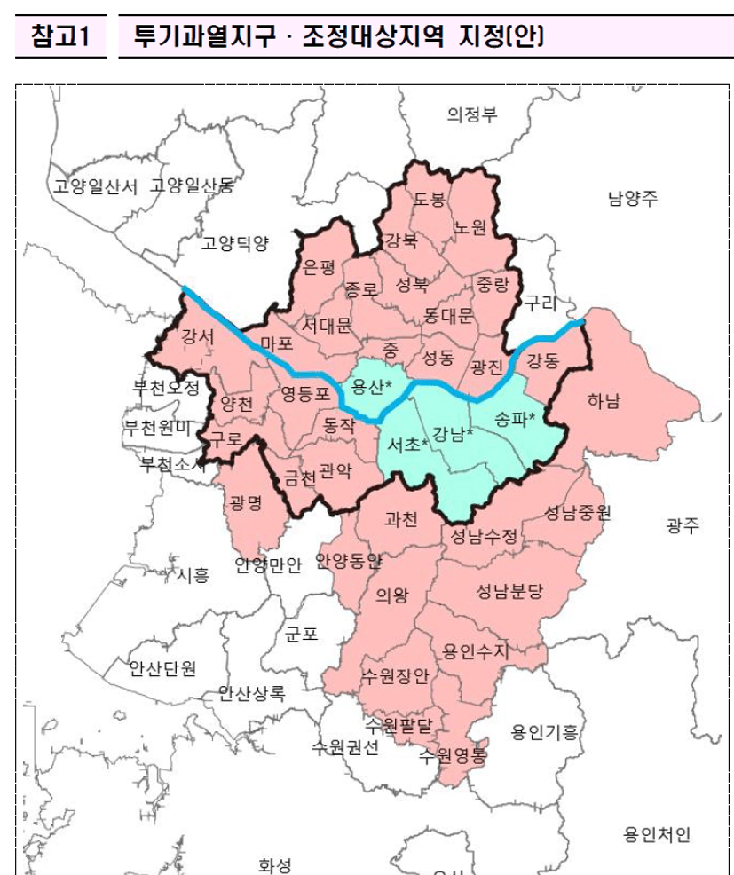 서울 전역·경기 12곳 '규제·토지거래허가 구역' 지정