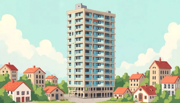 아파트 일러스트 사진 - 무료 고품질 사진 다운로드 | Freepik