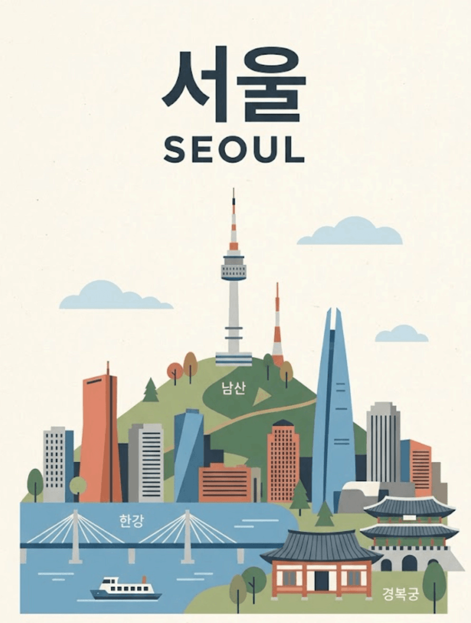 서울 브랜드 일러스트 - 부동산에서 서울이라는 이름이 갖는 프리미엄 상징