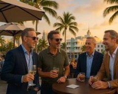 wealthy successful friends lifestyle luxury lifestyle, AI로 생성