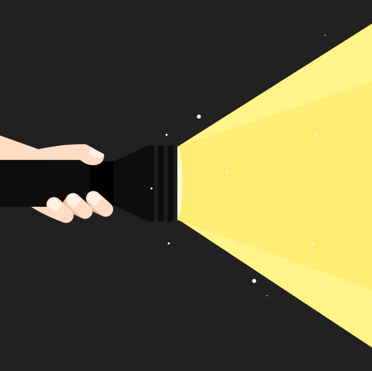 밤 손전등 일러스트 백터 ai 다운로드 download night flashlight vector - 어반브러시