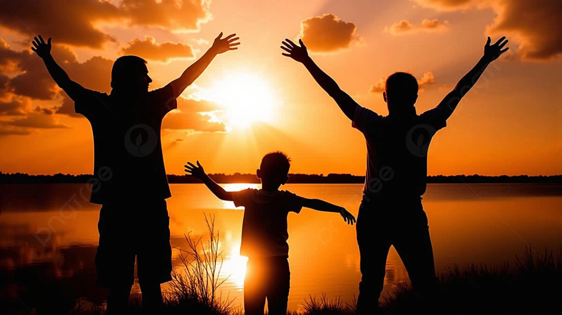 Happy Family Going To Travel Background Wallpaper Image For Free ...