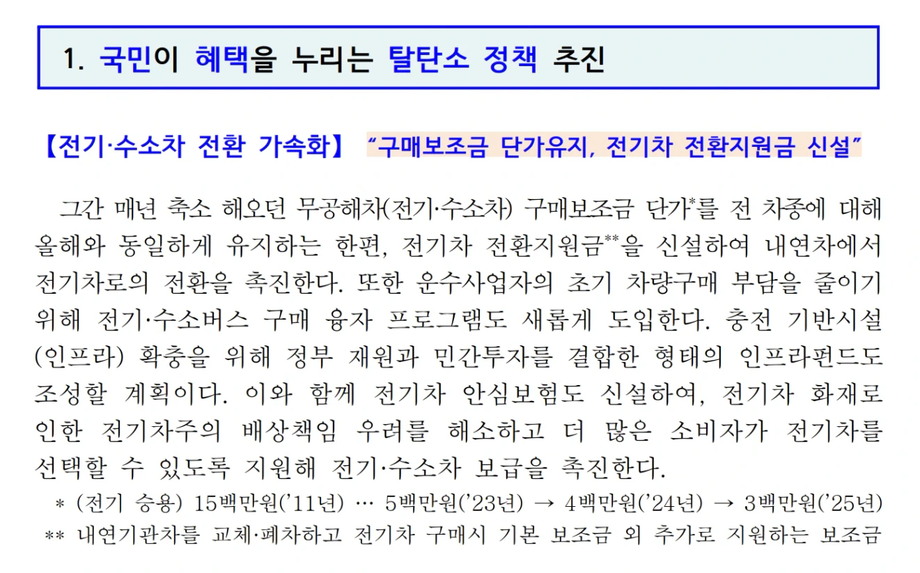 전기차 보조금 환경부 예산 보도자료