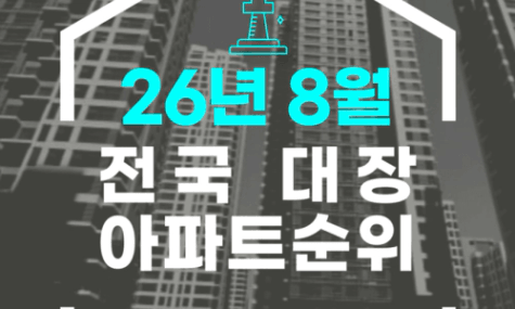 2026년 8월 현재, 대한민국에서 가장 비싼 아파트 순위는?!