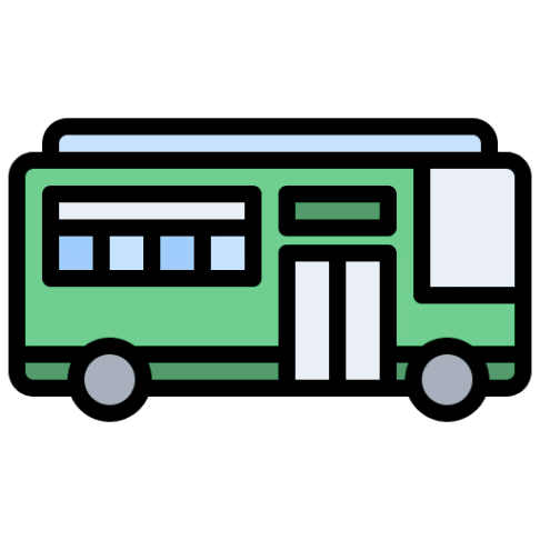 버스 아이콘 Surang Lineal Color | Freepik