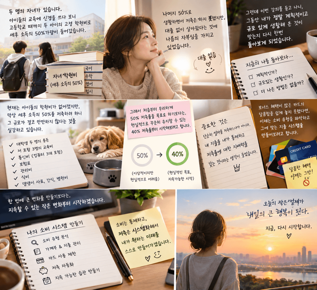 생성된 이미지: 소비를 설계하는 따뜻한 미래 계획