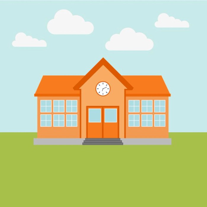 학교 일러스트 PNG, AI 무료 다운로드