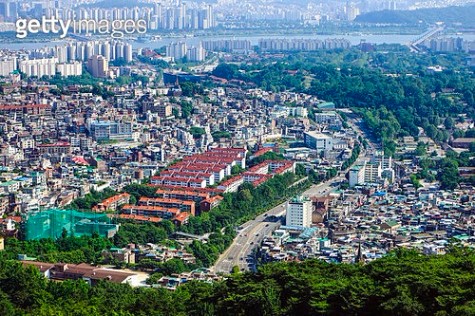 남산대림아파트,주택,건축,빌딩,고층빌딩,풍경,전경,실외,건축,빌딩,녹사평대로,용산구,서울,국내여행,한국, (a12205629) -  게티이미지뱅크