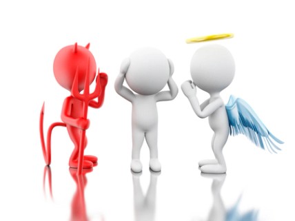 천사와 악마 로열티 무료 사진, 그림, 이미지 그리고 스톡포토그래피. Image 9147556