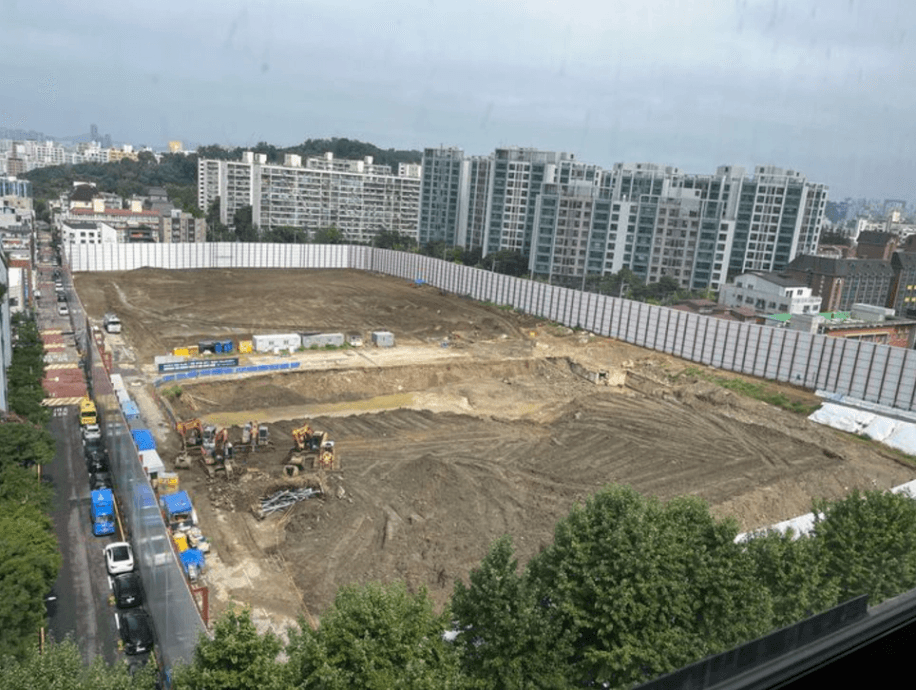 방배삼익 철거사진