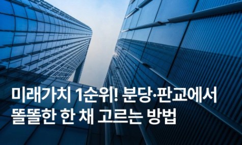 미래가치 1순위! 분당·판교에서 똘똘한 한 채 고르는 방법 | 월급쟁이부자들
