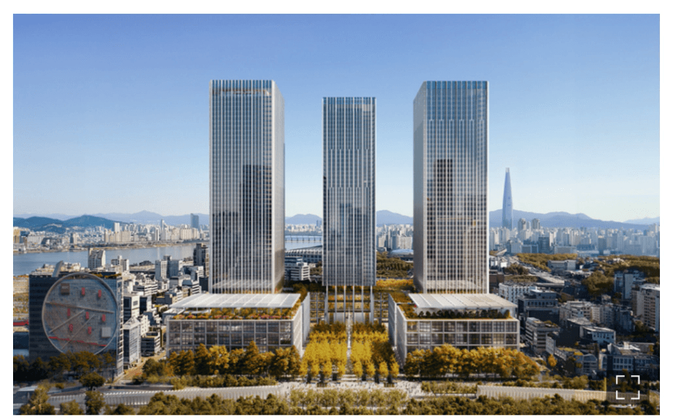 출처 : 매일경제 '현대차 GBC 49층 삼둥이 타워'기사