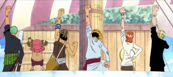 원피스의 명장면과 감동을~ "왼팔의 이것이 동료의 표시다" 드라마틱 쇼케이스 1탄 ~ : 네이버 블로그