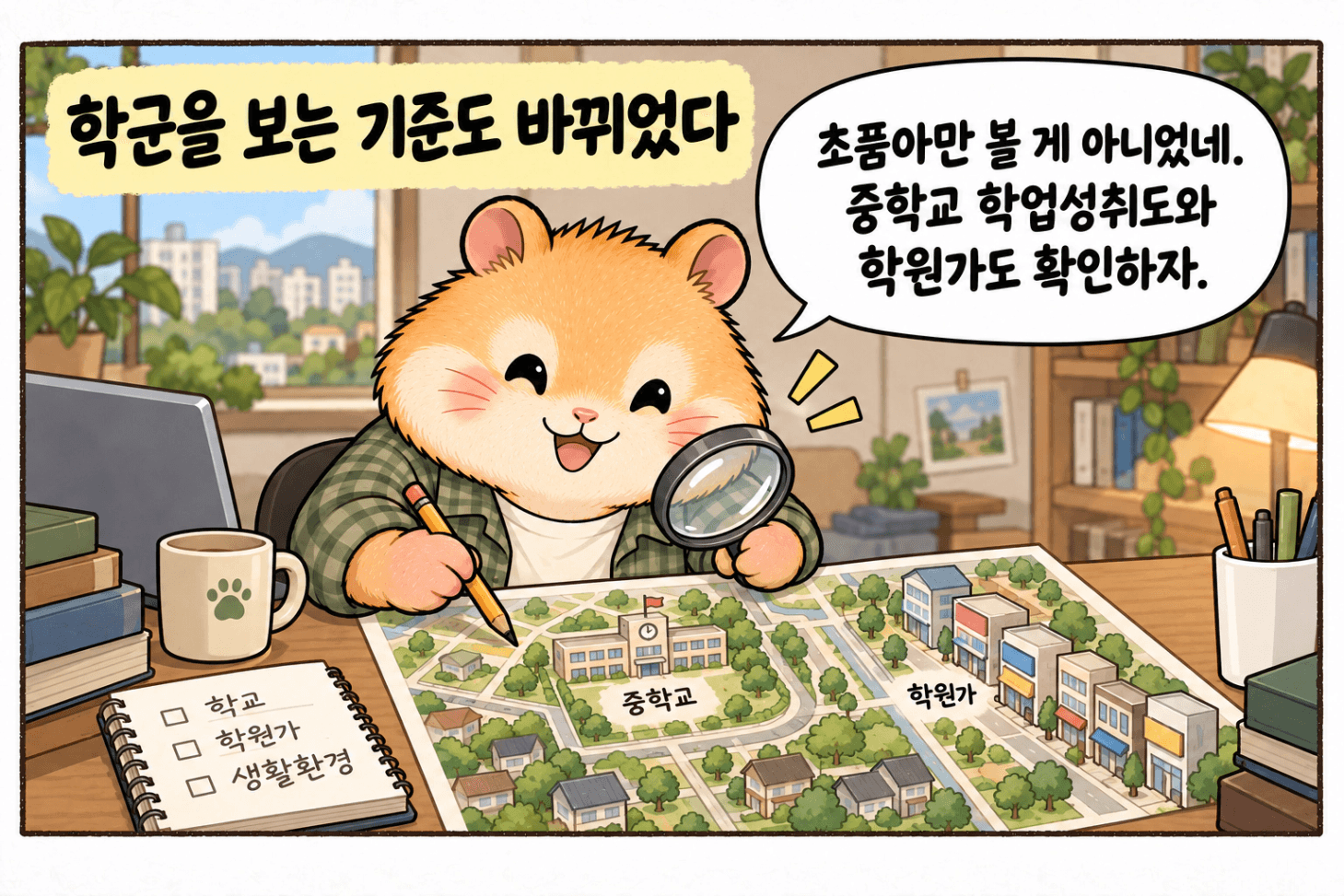 초품아에서 중학교와 학원가까지 확인할 기준을 넓힌 순간