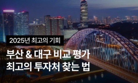 2025년 최고의 기회 - 부산&대구 비교평가 최고의 투자처 찾는 법 | 월급쟁이부자들