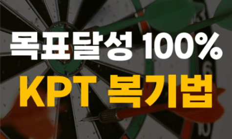 MBTI P형도 목표 달성률 100% 만드는 KPT 복기법 (+양식공유) [버린돌]