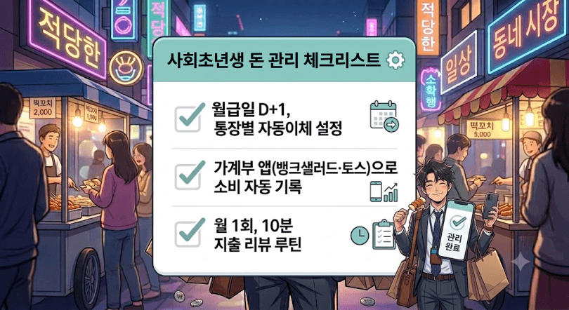 사회초년생 돈 관리 체크리스트