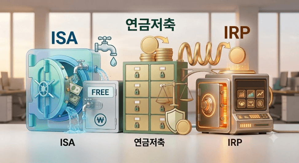 월급쟁이재테크 isa, irp, 연금저축계좌