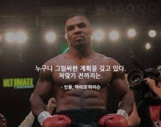 최고의 명언? - 마이크타이슨 : 네이버 블로그