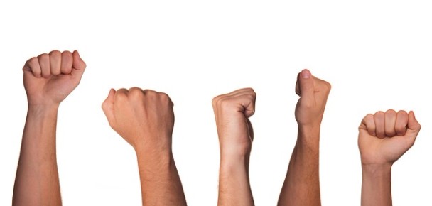 주먹, 반란, 폭도, 반역자, 팔, 무기, 이길, 파업, 스트라이크