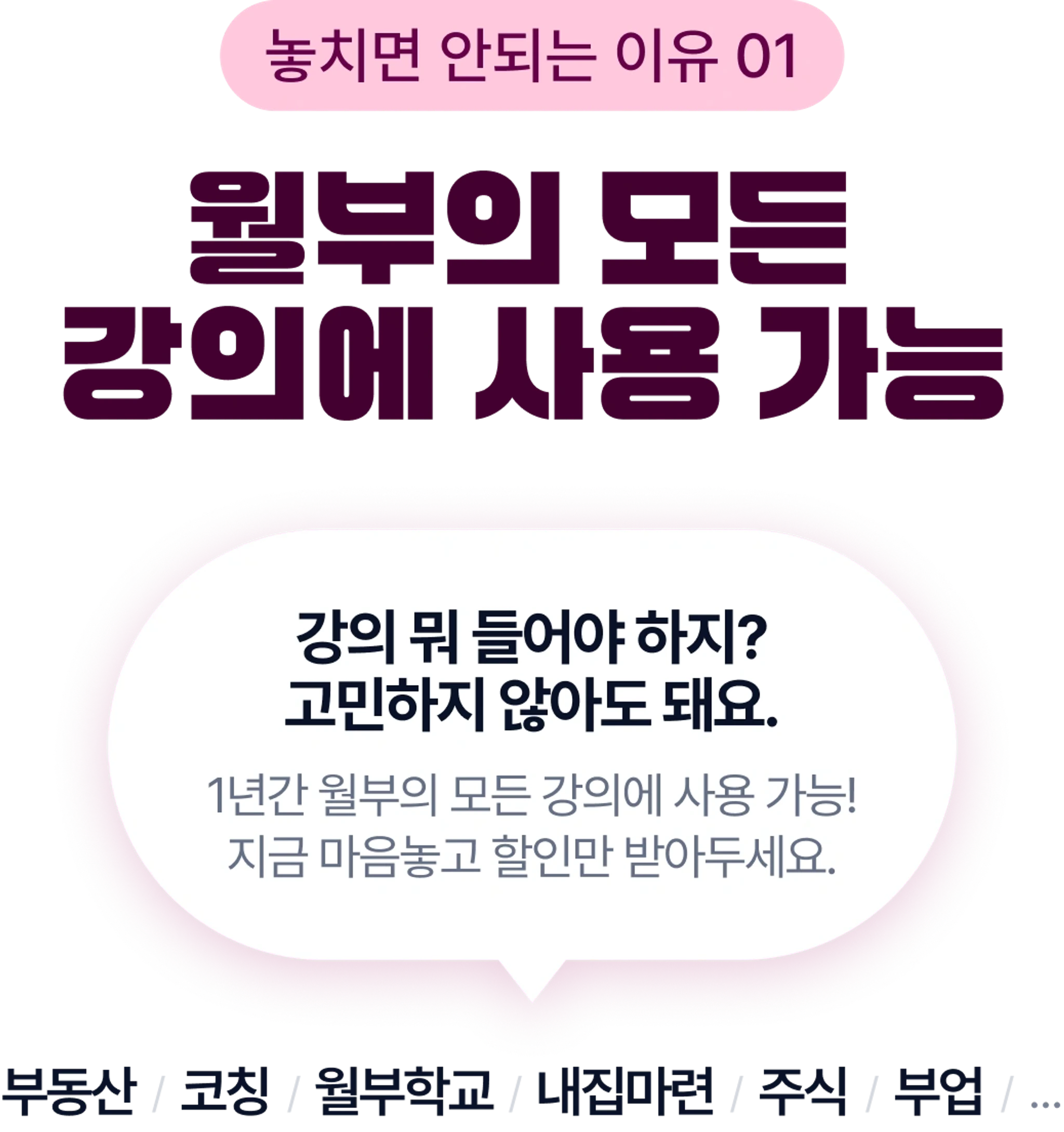 강의 혜택 타이틀 1